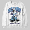 University Blue Sneakers DopeSkill Sweatshirt Self Made Graphic Streetwear - White