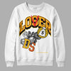 Yellow Sneakers DopeSkill Sweatshirt Loser Lover Graphic Streetwear - White