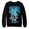 Jordan 4 Retro Military Blue DopeSkill Sweatshirt Stay High Graphic Streetwear - Black