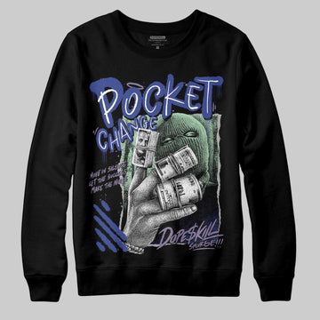 Jordan 1 Retro Low OG Zion Williamson Voodoo Alternate DopeSkill Sweatshirt Pocket Change Graphic Streetwear - Black
