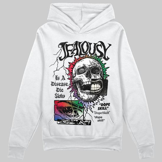 Jordan 11 Retro 285 Atlanta DopeSkill Hoodie Sweatshirt Jealousy Graphic Streetwear - White