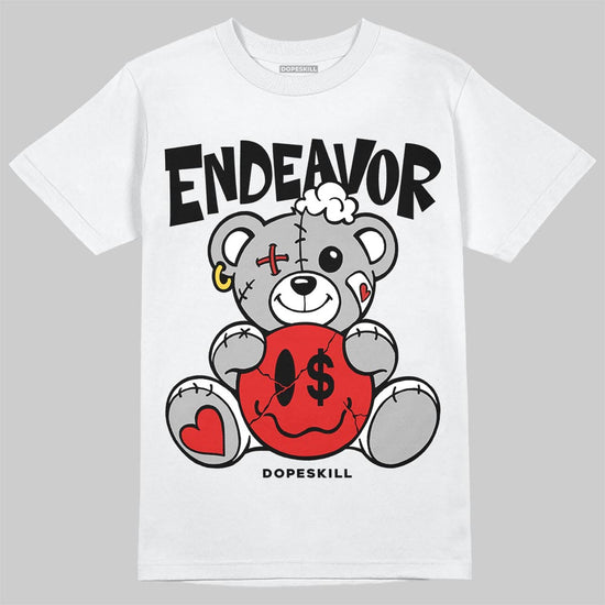Black and White Sneakers DopeSkill T-Shirt Endeavor Graphic Streetwear - White 