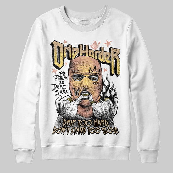 TAN Sneakers DopeSkill Sweatshirt Drip Harder Graphic Streetwear - White