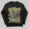 Chase B x Travis Scott x Jordan Jumpman Jack DopeSkill Long Sleeve T-Shirt Get Rich Graphic Streetwear - black