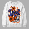 Dunk Low Futura Orange Blaze DopeSkill Sweatshirt No Days Off Graphic Streetwear - White