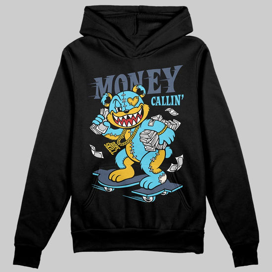 Jordan 11 Retro Gamma Blue (2025) DopeSkill Hoodie Sweatshirt Money Callin' Graphic Streetwear - Black