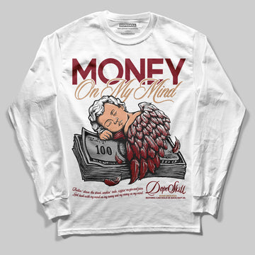 Adidas SAMBA OG ‘Collegiate Burgundy’ DopeSkill Long Sleeve T-Shirt MOMM Graphic Streetwear - White