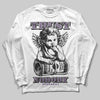 Jordan 10 WMNS “Hydrangeas” DopeSkill Long Sleeve T-Shirt Trust Nobody Graphic Streetwear  White 