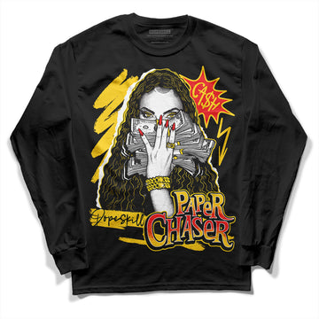 Yellow Sneakers DopeSkill Long Sleeve T-Shirt NPC Graphic Streetwear - Black