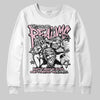 Jordan 5 OG “35th Anniversary” DopeSkill Sweatshirt Distorted Realms Graphic Streetwear - White