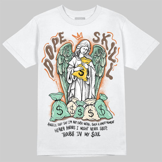 SB Dunk Low Rodeo Tourmaline DopeSkill T-Shirt Angels Graphic Streetwear - White 
