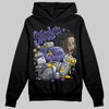 Jordan 4 Retro Lakers DopeSkill Hoodie Sweatshirt Stressless Graphic Streetwear - Black