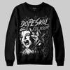 Grey Sneakers DopeSkill Sweatshirt Fix Your Energy Graphic Streetwear - Black