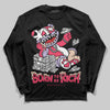Jordan 5 Low “Peanut Butter Jelly” DopeSkill Long Sleeve T-Shirt Born To Be Rich Graphic Streetwear - Black