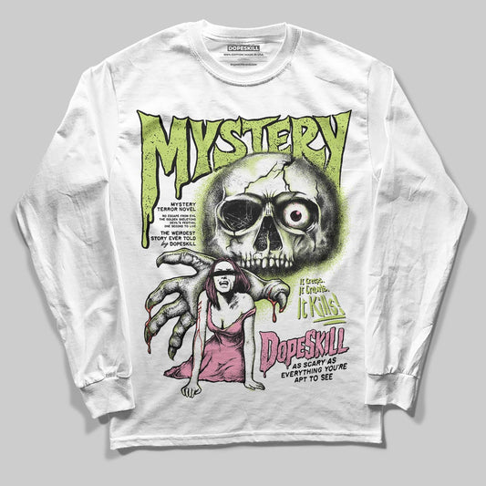 Chase B x Travis Scott x Jordan Jumpman Jack DopeSkill Long Sleeve T-Shirt Mystery Ghostly Grasp Graphic Streetwear - White