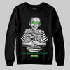 Green Sneakers DopeSkill Sweatshirt Scared Money Don't Make No Money Graphic Streetwear - black