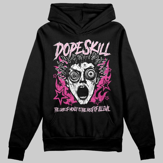 Pink Sneakers DopeSkill Hoodie Sweatshirt Root of Evil Graphic Streetwear - Black