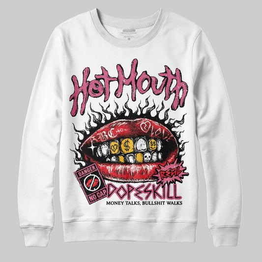 Diesel Pink S - Serendipity Pro-X1 Trainers DopeSkill Sweatshirt Hot Mouth Graphic Streetwear - White