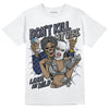 Jordan Spiz’ike Low “White/Obsidian” DopeSkill T-Shirt Don't Kill My Vibe Graphic Streetwear - White