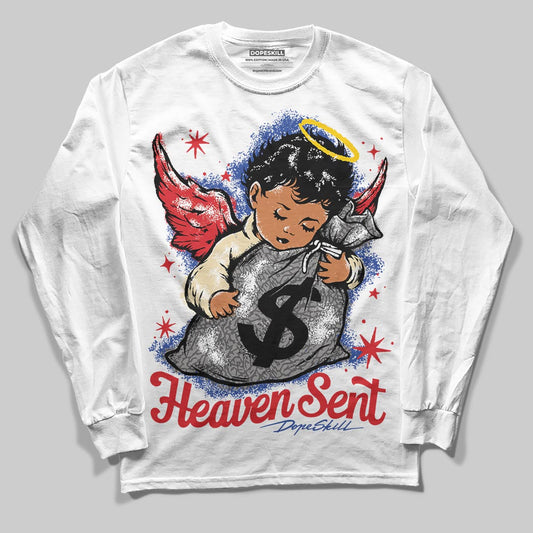 Jordan 3 “Seoul 2.0” DopeSkill Long Sleeve T-Shirt Heaven Sent Graphic Streetwear - White