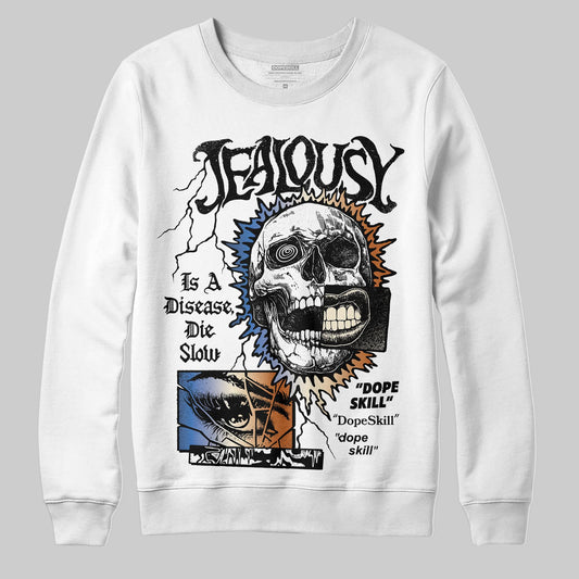 Jordan 17 Retro Low SP Infinite Archives DopeSkill Sweatshirt Jealousy Graphic Streetwear - White