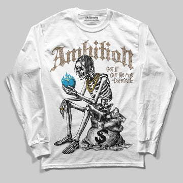 Jordan 3 GS “We Outside” DopeSkill Long Sleeve T-Shirt Ambition Graphic Streetwear - White 