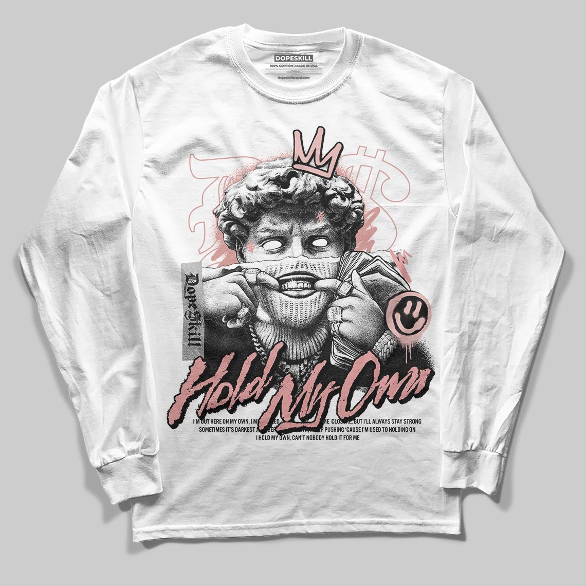 Jordan 40 “Dusty Rose” DopeSkill Long Sleeve T-Shirt In My Way Graphic Streetwear - White