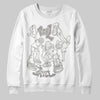 Jordan 3 Retro Pure Money DopeSkill Sweatshirt Real Y2K Players Graphic Streetwear - White