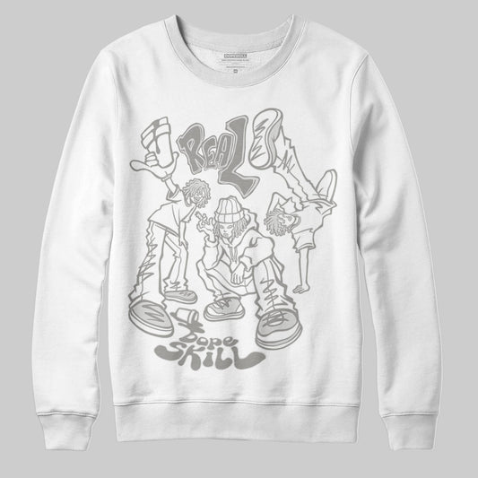 Jordan 3 Retro Pure Money DopeSkill Sweatshirt Real Y2K Players Graphic Streetwear - White