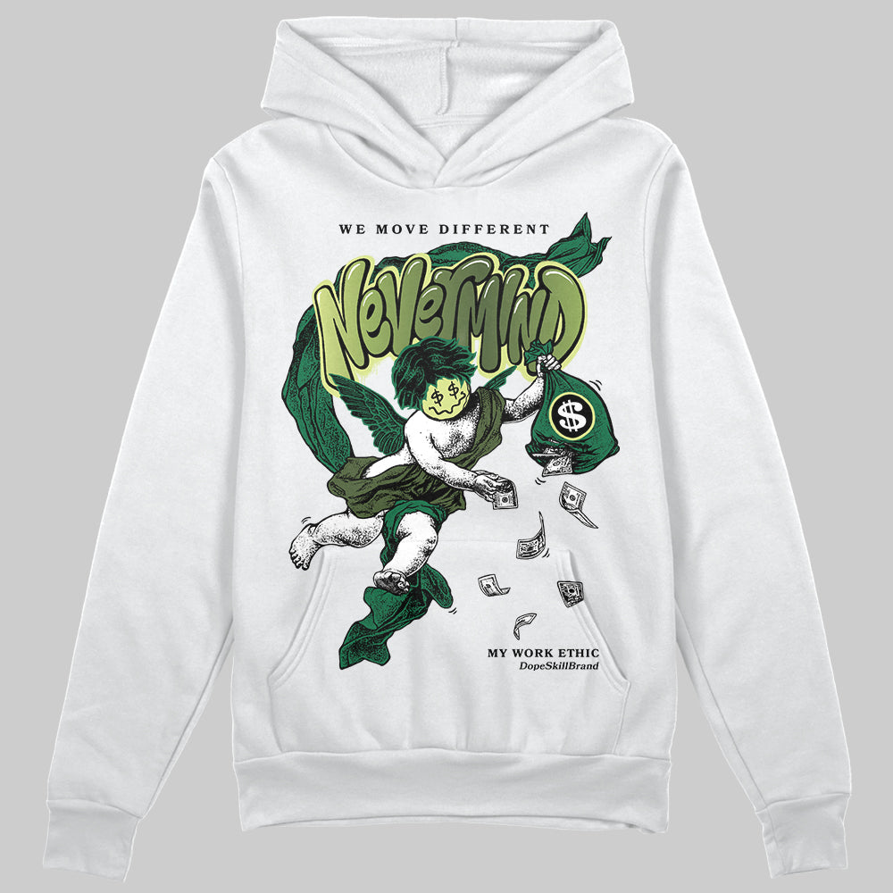 Foamposite Pro 'Pine Green' DopeSkill Hoodie Sweatshirt Nevermind Graphic Streetwear - White