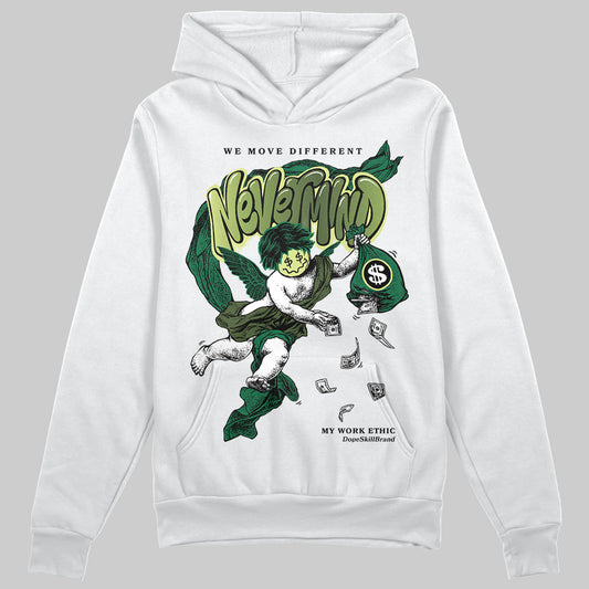 Foamposite Pro 'Pine Green' DopeSkill Hoodie Sweatshirt Nevermind Graphic Streetwear - White