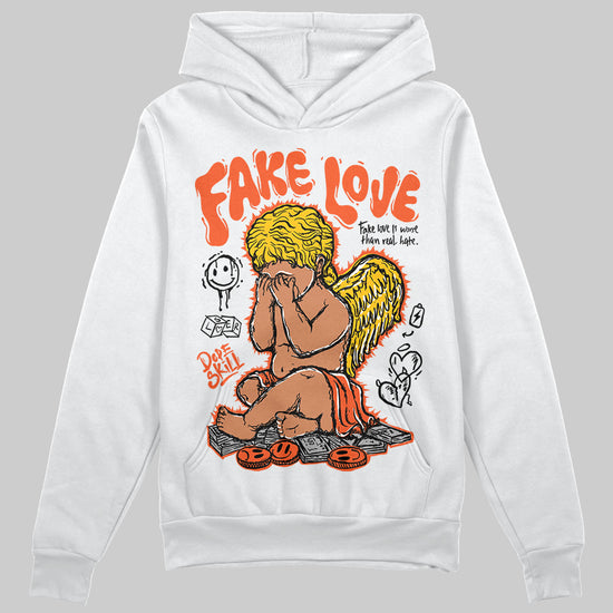 MSCHF Super Normal 2 Orange Milk DopeSkill Hoodie Sweatshirt New Fake Love Graphic Streetwear - White