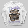 Jordan 11 "Mojave" DopeSkill Long Sleeve T-Shirt The Mouth With No Droughts Graphic Streetwear - White 