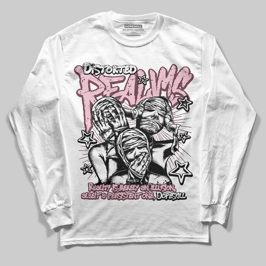Asics Gel-Cumulus 16 "Port Royal" DopeSkill Long Sleeve T-Shirt Distorted Realms Graphic Streetwear - White