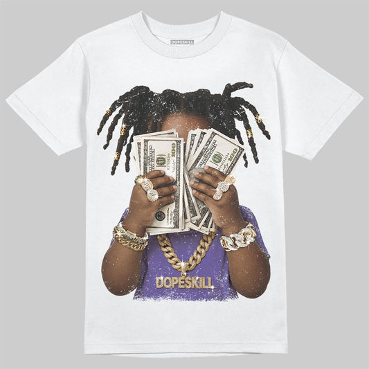 Jordan 6 "Aqua" DopeSkill T-Shirt Rich Youth Graphic Streetwear - White