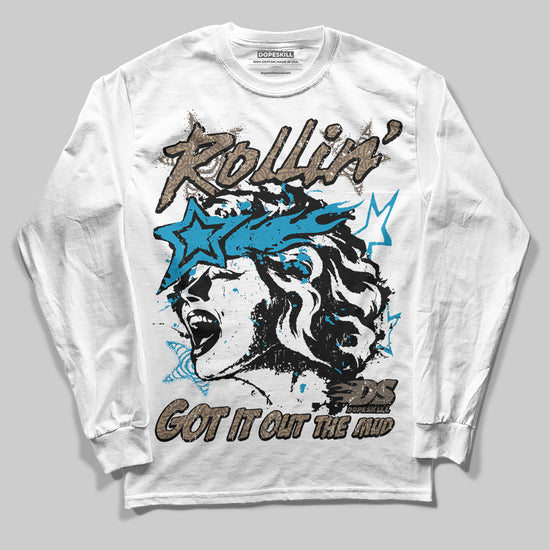 Jordan 3 GS “We Outside” DopeSkill Long Sleeve T-Shirt Got It Out The Mud Graphic Streetwear - White 