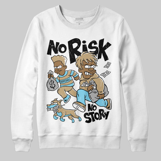 Jordan 11 City Pack “H-Town” DopeSkill Sweatshirt No Risk No Story Graphic Streetwear - White
