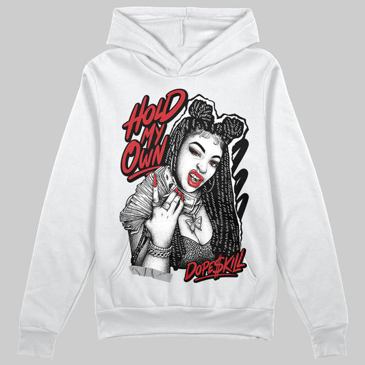 Jordan 3 OG “Black Cement” DopeSkill Hoodie Sweatshirt New H.M.O Graphic Streetwear - White