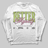 Chase B x Travis Scott x Jordan Jumpman Jack DopeSkill Long Sleeve T-Shirt Better Myself Graphic Streetwear - White 