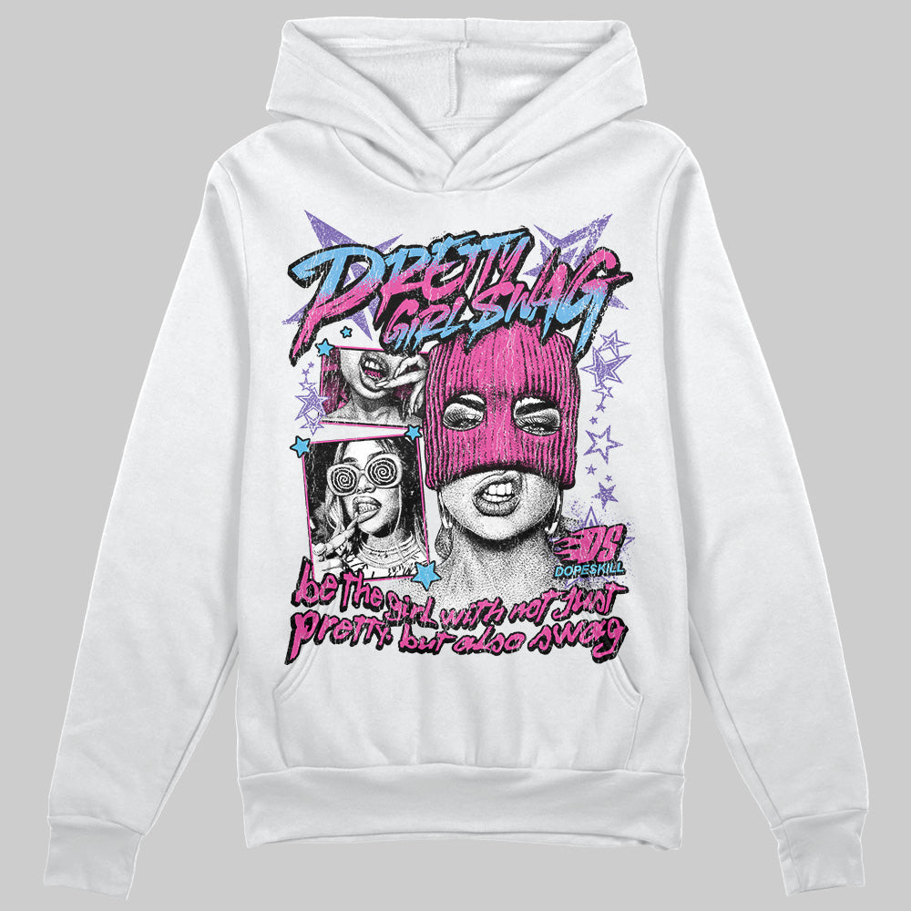 Dunk Low GS “Active Fuchsia” DopeSkill Hoodie Sweatshirt Pretty Girl Swag Graphic Streetwear - White