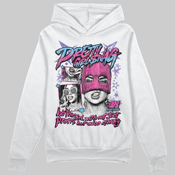 Dunk Low GS “Active Fuchsia” DopeSkill Hoodie Sweatshirt Pretty Girl Swag Graphic Streetwear - White