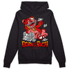 Jordan 1 Retro Low "Black Toe" DopeSkill Hoodie Sweatshirt Born To Be Rich Graphic Streetwear - Black