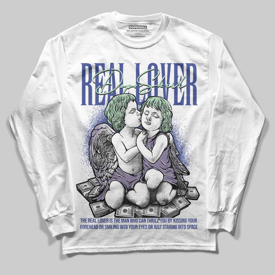 Jordan 1 Retro Low OG Zion Williamson Voodoo Alternate DopeSkill Long Sleeve T-Shirt Real Lover Graphic Streetwear - White