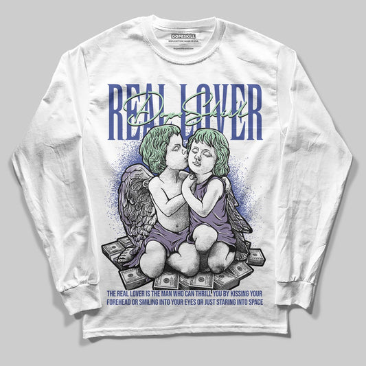 Jordan 1 Retro Low OG Zion Williamson Voodoo Alternate DopeSkill Long Sleeve T-Shirt Real Lover Graphic Streetwear - White