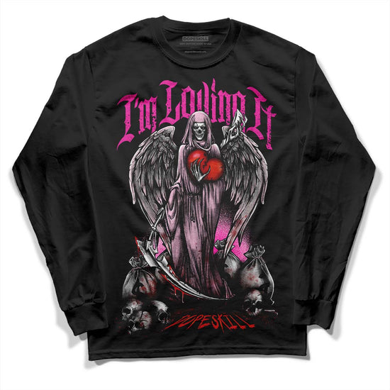 Dunk Low Triple Pink DopeSkill Long Sleeve T-Shirt New I'm Loving It Graphic Streetwear - Black