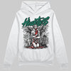 Jordan 4 Retro Oxidized Green DopeSkill Hoodie Sweatshirt Heartless Graphic Streetwear - White 