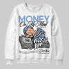Jordan 4 WMNS 'Forget Me Not' DopeSkill Sweatshirt MOMM Graphic Streetwear - White