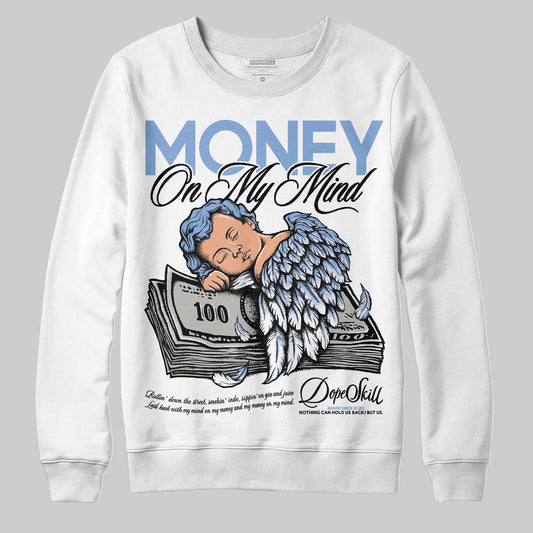 Jordan 4 WMNS 'Forget Me Not' DopeSkill Sweatshirt MOMM Graphic Streetwear - White