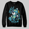 Jordan 11 Retro Gamma Blue (2025) DopeSkill Sweatshirt Smile Through The Pain Graphic Streetwear - Black