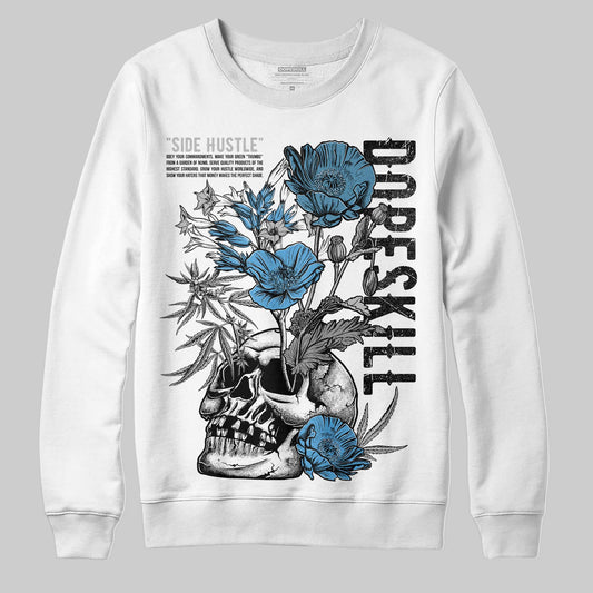 Jordan 10 OG “Steel” DopeSkill Sweatshirt Side Hustle Graphic Streetwear - White